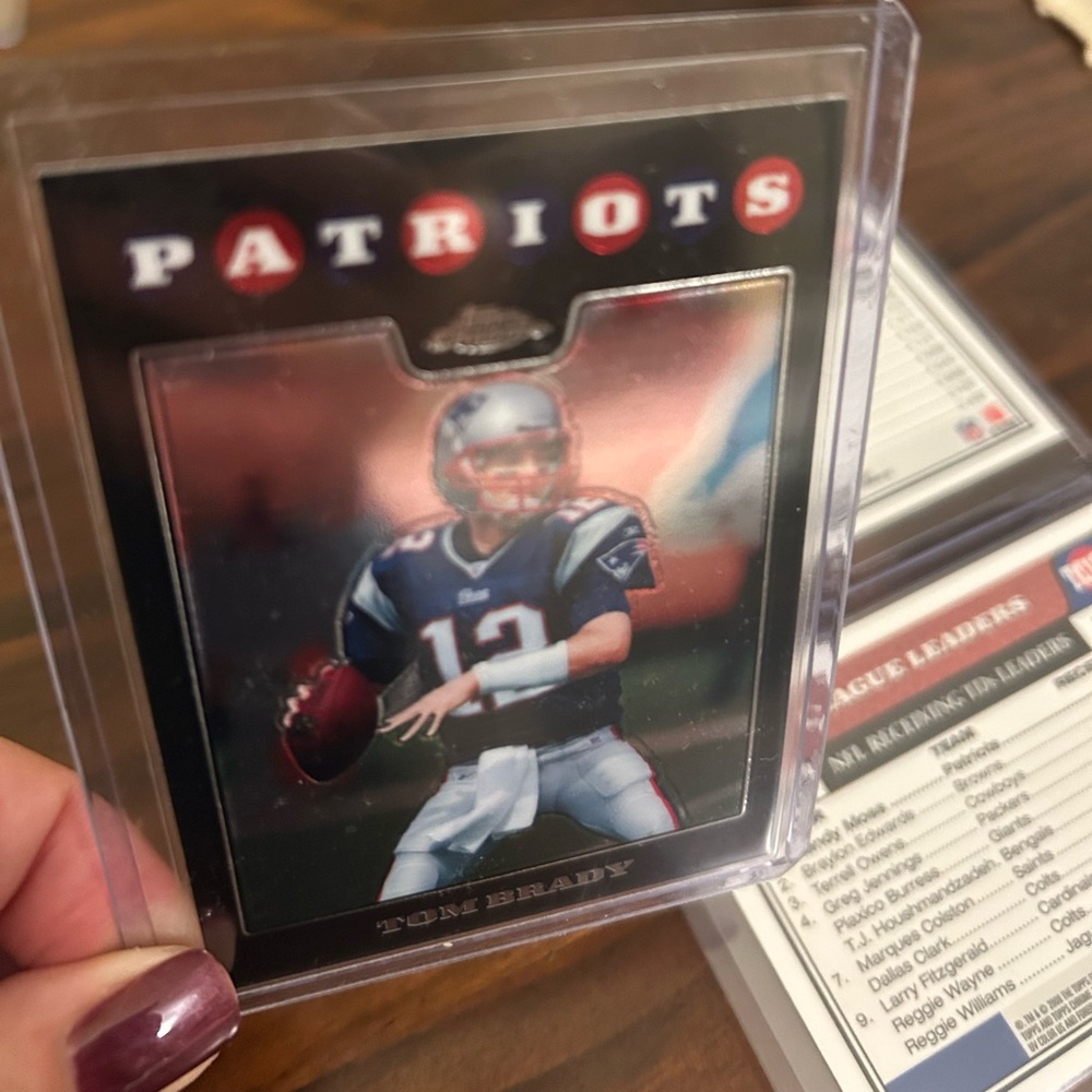 Tom Brady Randy Moss 2008 Topps Chrome Football Cards - Bundle of Five Cards - Picture 8 of 15